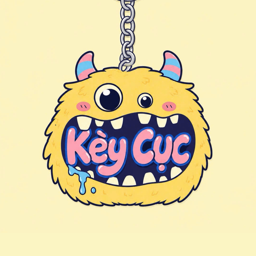 Móc khóa CD Mini Kèy Cục x NEUers - Quà Tân Sinh Viên K68