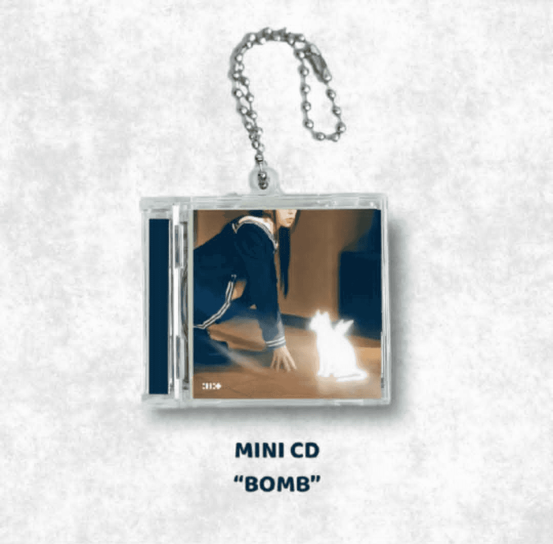 Móc khóa CD Mini Album - Thiết kế Playlist Âm Nhạc